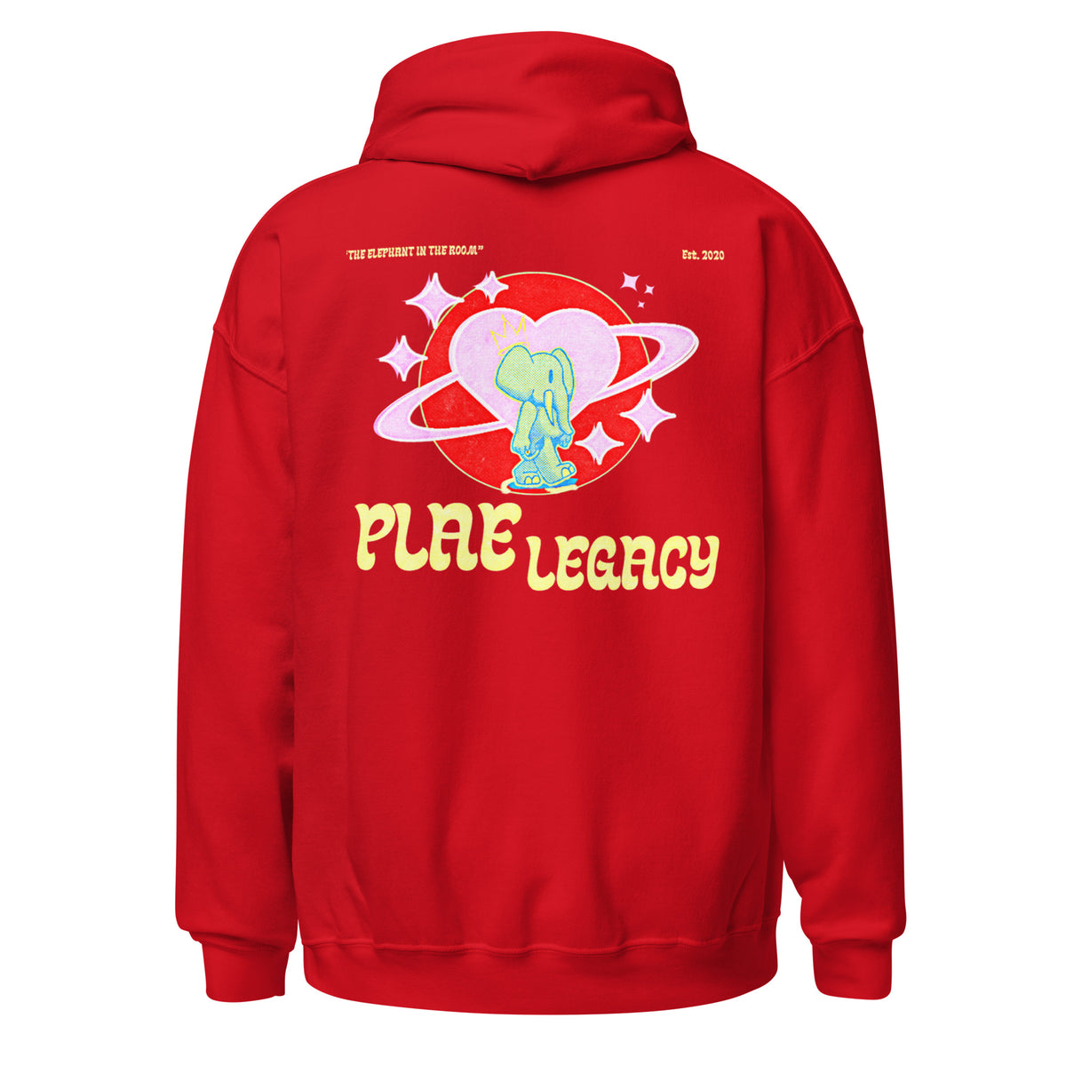 VALENTINE'S DAY HOODIE, Red (back)